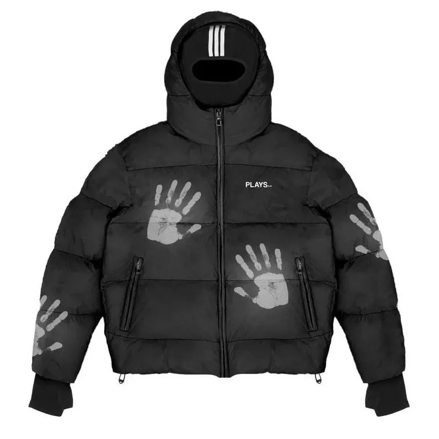 2025秋冬季连帽运动棉服 白鹅绒宽松大码保暖棉服Y2K 街头批发INS (13) - Image 1